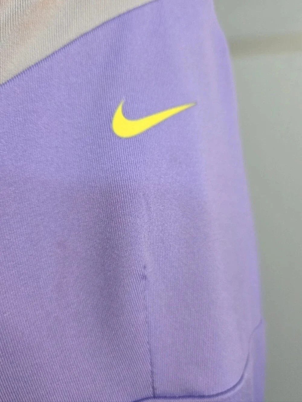 Nike Lavender Racerback Tennis Tank with Light Gray Trim